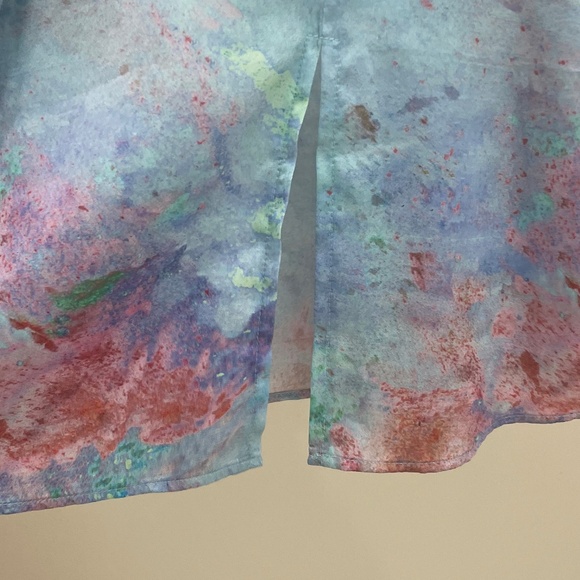 NWT Free People Blue Watercolor Tank (Size M) - Picture 6 of 6